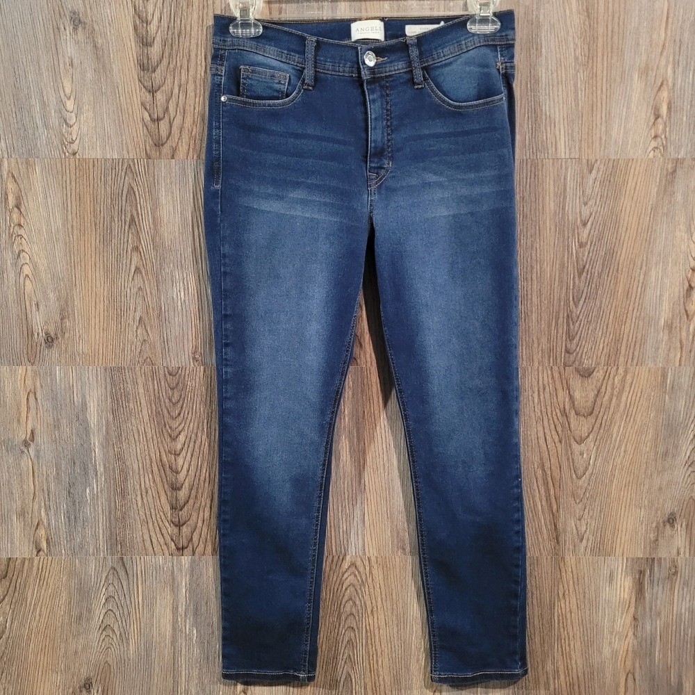 Angels Forever Young Everluxe Classic Convertible Skinny Jeans 8/29x27 Dark Wash